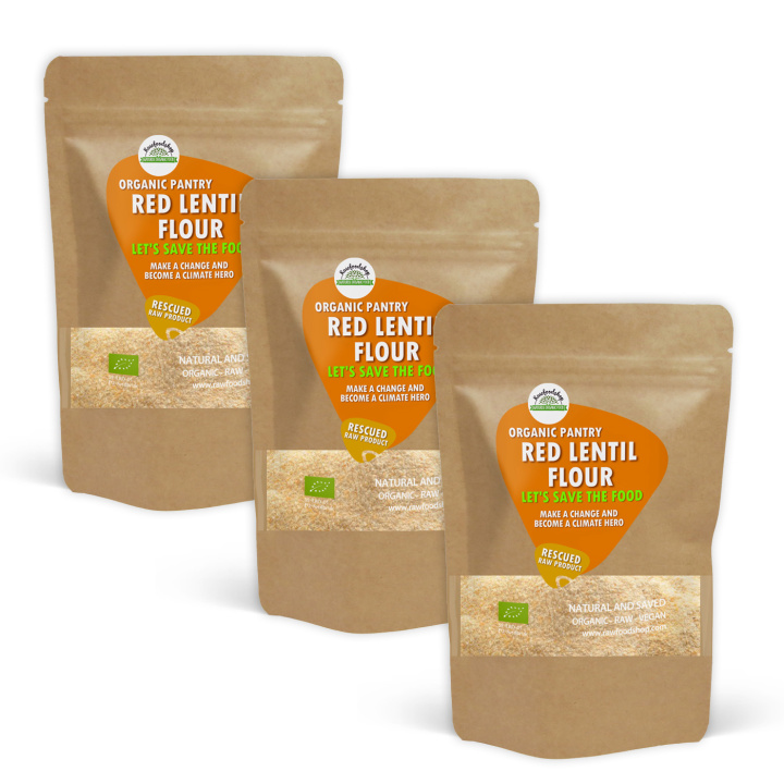 Linsemel Rødt ØKO 1kg x 3 pakker i gruppen Råvarer & Drikke / Bagning / Mel hos Rawfoodshop Scandinavia AB (SFLINSMJOLROTT011-SET3)