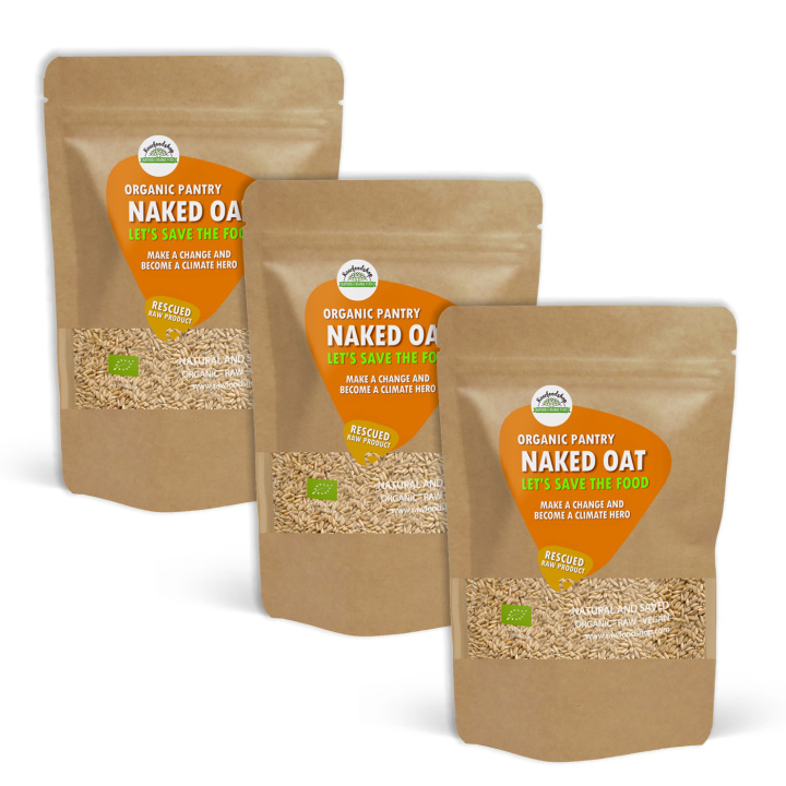 Nøgen Havre ØKO 1kg x 3 pakker i gruppen Råvarer & Drikke / Spisekammer / Ris & Korn hos Rawfoodshop Scandinavia AB (SFNHS501-SET3)
