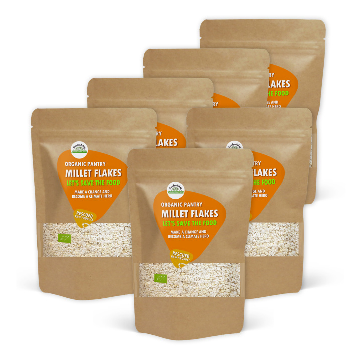 Hirseflakes ØKO 1kg x 6 pakker i gruppen Råvarer & Drikke / Bagning / Gryn & Flager hos Rawfoodshop Scandinavia AB (SFRAW006644001SET)