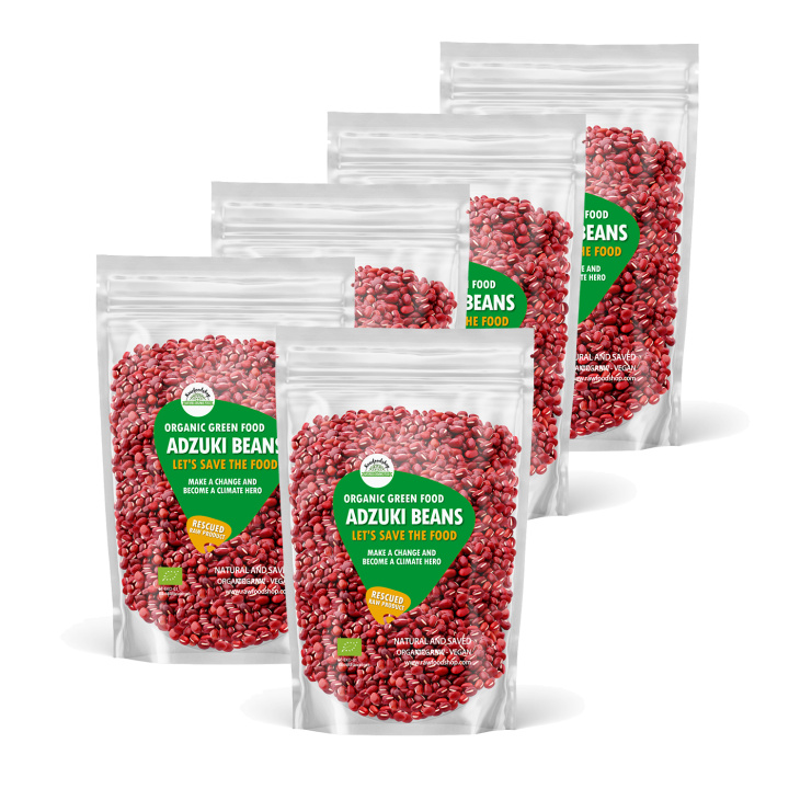 Adzuki bønner ØKO 1kg 5stk pakke i gruppen Råvarer & Drikke / Spisekammer / Bælgfrugter / Bønner hos Rawfoodshop Scandinavia AB (SFRAW78781SET)