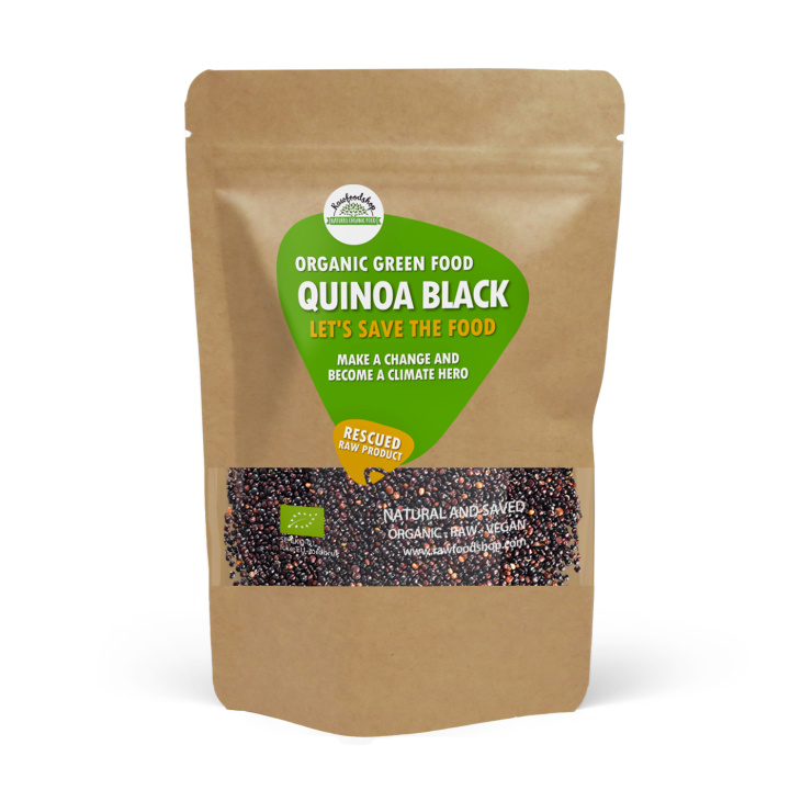 Quinoa Sort ØKO 1kg i gruppen Råvarer & Drikke / Helsekost / Frø hos Rawfoodshop Scandinavia AB (SFRAW98651)