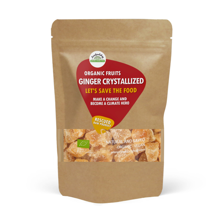 Ingefær Krystalliseret ØKO 500g i gruppen OUTLET 20-80% / Save The Food 40-80% hos Rawfoodshop Scandinavia AB (SFRAW986689500)