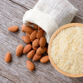 Mandelmel RAW ØKO 1kg 5stk pakke Mandelmel RAW ØKO 1kg 5stk pakke