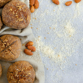 Mandelmel RAW ØKO 1kg 5stk pakke Mandelmel RAW ØKO 1kg 5stk pakke