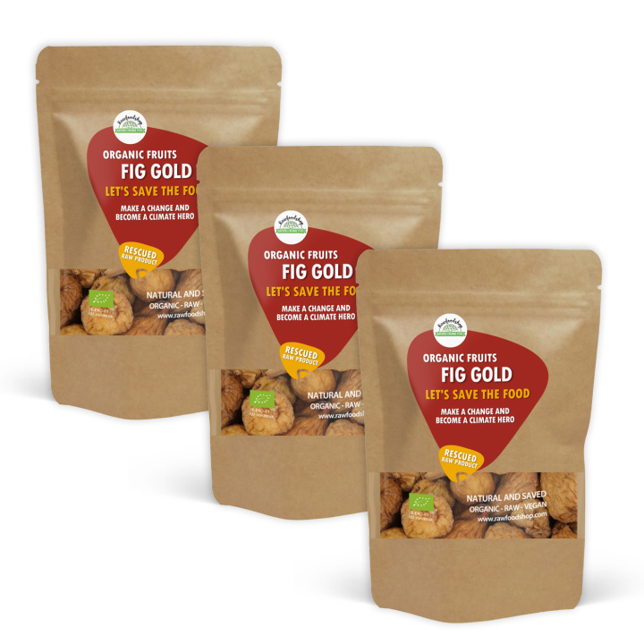 Figner Gold RAW ØKO 1kg x 3 pakker i gruppen Råvarer & Drikke / Frugt & Frugtpulver / Figner hos Rawfoodshop Scandinavia AB (SFRFRU500359E-SET3)