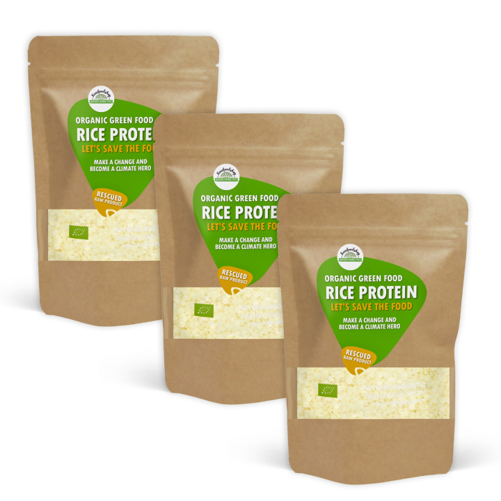 Risproteinpulver Rå Kraft ØKO 1kg x 3 pakker i gruppen Råvarer & Drikke / Helsekost / Proteinpulver hos Rawfoodshop Scandinavia AB (SFRKOS500002E-SET3)