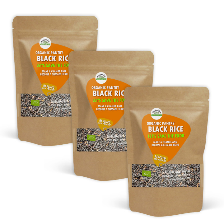 Sorte Ris ØKO 1kg x 3 pakker i gruppen Råvarer & Drikke / Spisekammer / Ris & Korn hos Rawfoodshop Scandinavia AB (SFSVR501-SET3)