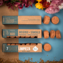 Røgelsespukke Limpieza Frankincense & Sandeltræ 7stk