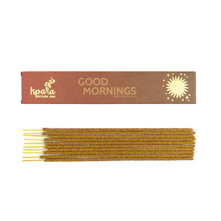 Isapalla Røgelse Good Mornings 10stk i gruppen Hjem & Sjæl / Stemning & duft / Røgelse hos Rawfoodshop Scandinavia AB (SKU-164)