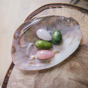 Snegleskal Mother of Pearl Rosa Stor