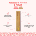 Isapalla Røgelse Palo Santo & Myrrh Love 10stk