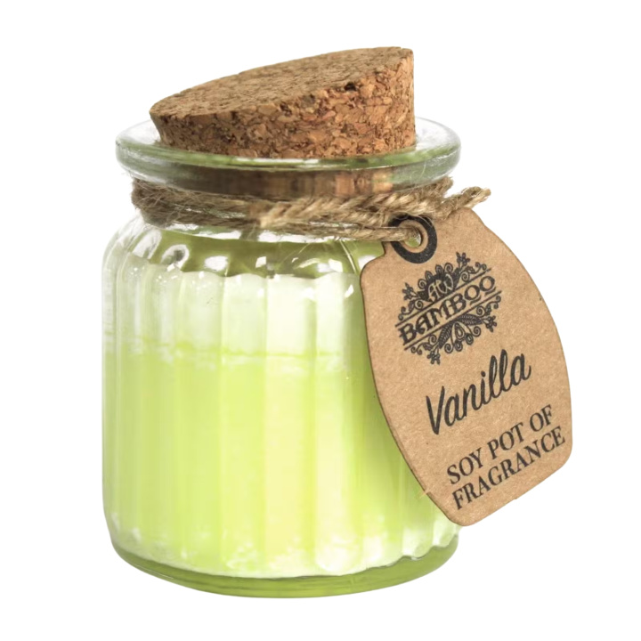 Duftlys Vanilje 60g i gruppen Hjem & Sjæl / Stemning & duft / Duftlys hos Rawfoodshop Scandinavia AB (SOYP-13)