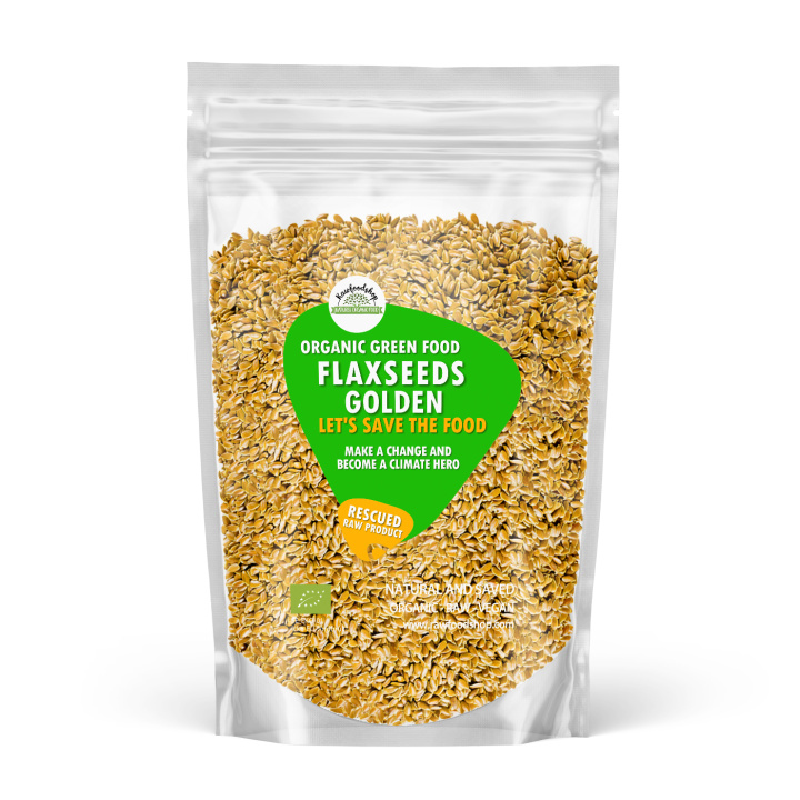 Gule Hørfrø ØKO 1kg i gruppen Råvarer & Drikke / Helsekost / Frø hos Rawfoodshop Scandinavia AB (SRFRO500161E1)