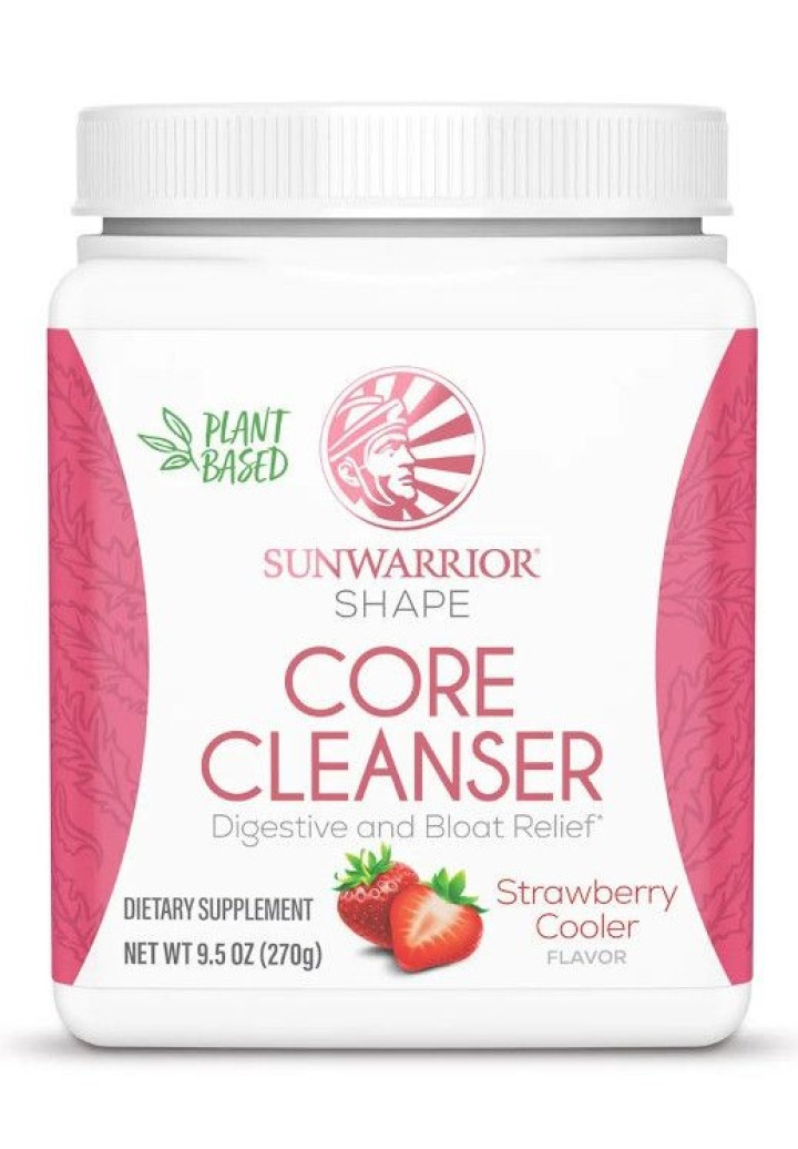 Sunwarrior Shape Core Cleanser Strawberry Cooler 270g i gruppen Kosttilskud / Anvendelsesområde / Mave & Tarm hos Rawfoodshop Scandinavia AB (SW243)