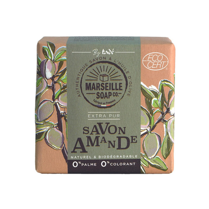 Fast Marseille Sæbe 100g Almond i gruppen Hud & Krop / Krop / Håndsæbe hos Rawfoodshop Scandinavia AB (TADSOLIDM2358)