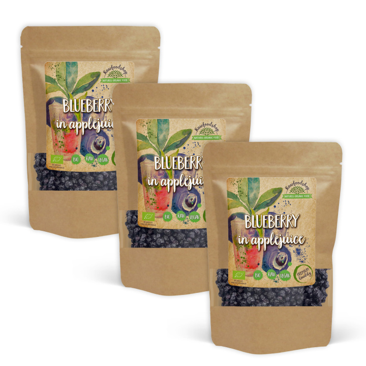 Blåbær ØKO 100g x 3 pakker i gruppen Råvarer & Drikke / Frugt & Frugtpulver / Blåbær hos Rawfoodshop Scandinavia AB (TBB10-SET3)