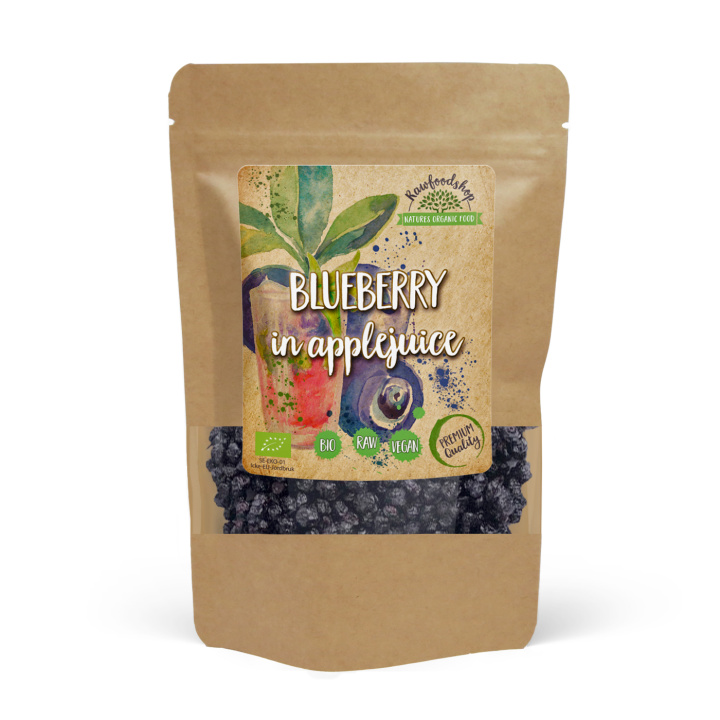 Blåbær ØKO 100g i gruppen Råvarer & Drikke / Frugt & Frugtpulver / Blåbær hos Rawfoodshop Scandinavia AB (TBB10)