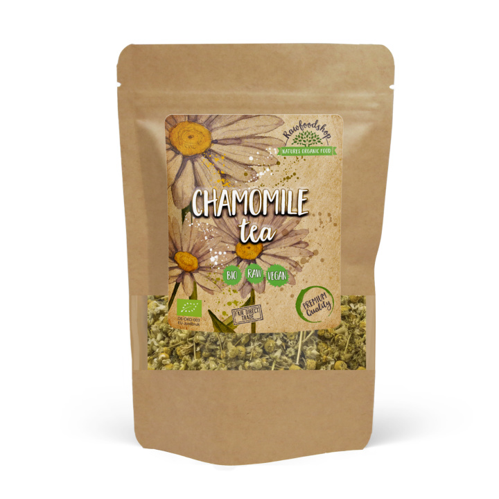 Kamille Te ØKO 100g i gruppen Råvarer & Drikke / Drikkevarer / Te hos Rawfoodshop Scandinavia AB (TE0041)