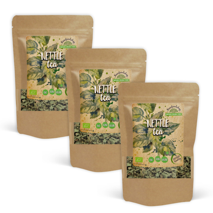Brændenælde Te ØKO 50g x 3 pakker i gruppen Råvarer & Drikke / Drikkevarer / Te hos Rawfoodshop Scandinavia AB (TE04-SET3)