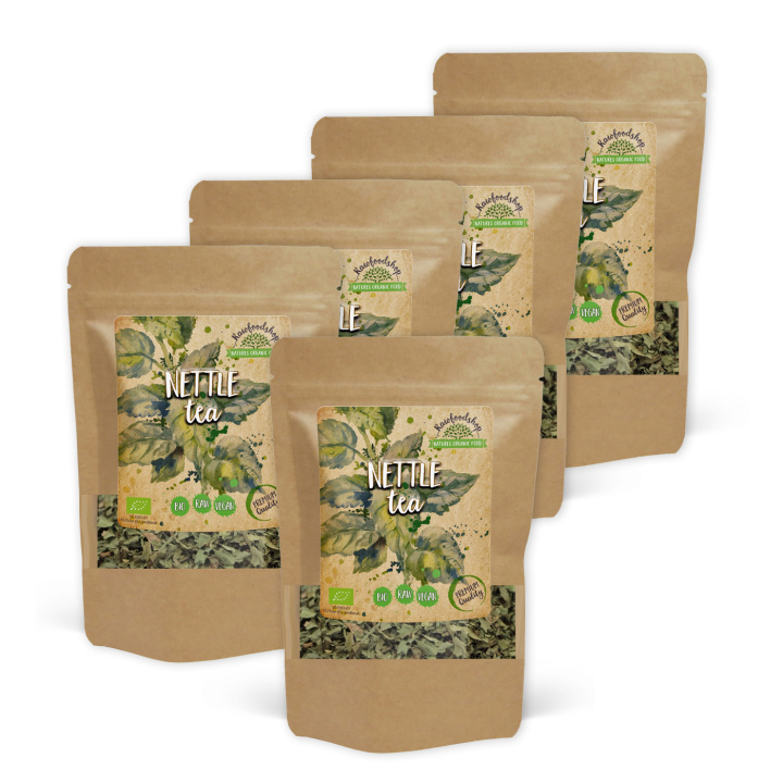 Brændenælde Te ØKO 50g x 5 pakker i gruppen Råvarer & Drikke / Drikkevarer / Te hos Rawfoodshop Scandinavia AB (TE04-SET5)