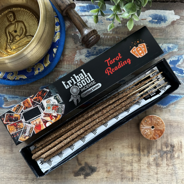 Tribal Soul Røgelse Tarot-læsning i gruppen Hjem & Sjæl / Stemning & duft / Røgelse hos Rawfoodshop Scandinavia AB (TRIBALRI-02)