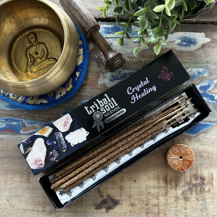 Tribal Soul Røgelse Krystal Healing i gruppen Hjem & Sjæl / Stemning & duft / Røgelse hos Rawfoodshop Scandinavia AB (TRIBALRI-05)