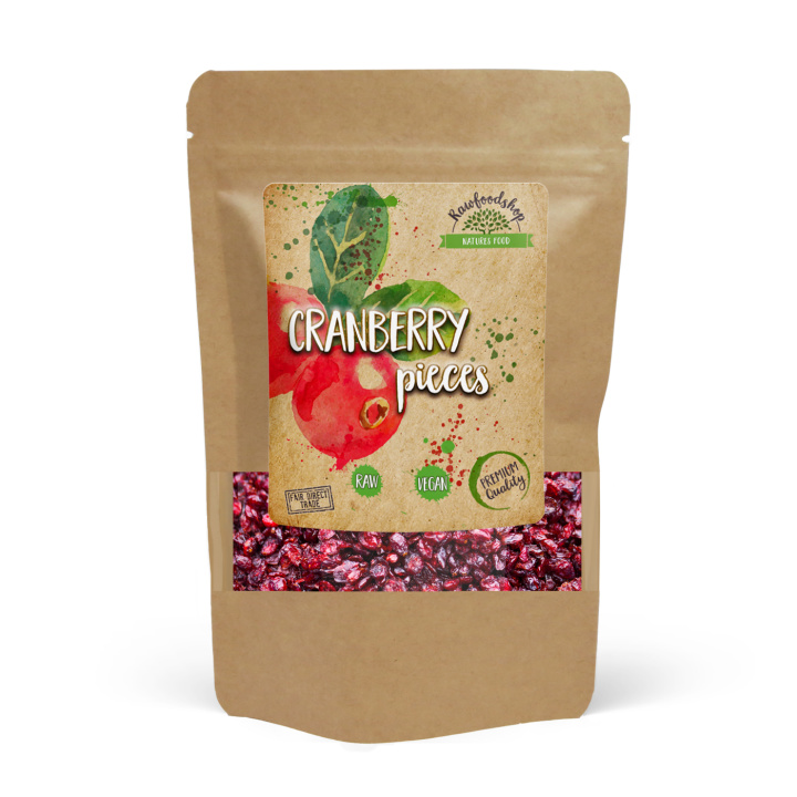 Tranebær i stykker 1kg i gruppen Råvarer & Drikke / Frugt & Frugtpulver / Tyttebær hos Rawfoodshop Scandinavia AB (TRIBVILD1231)