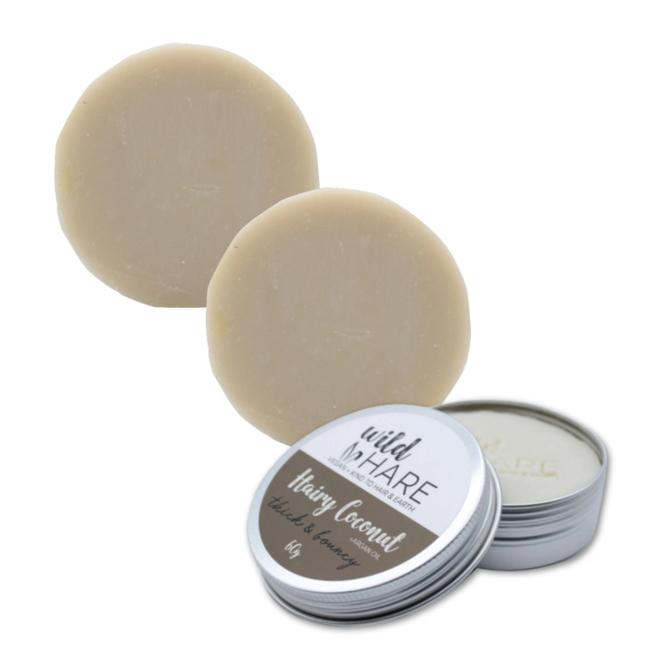 Shampoo bar Kokos 60g x 3 stk i gruppen Hud & Krop / Hår / Shampoo & Balsam hos Rawfoodshop Scandinavia AB (UWHSS03-SET3)