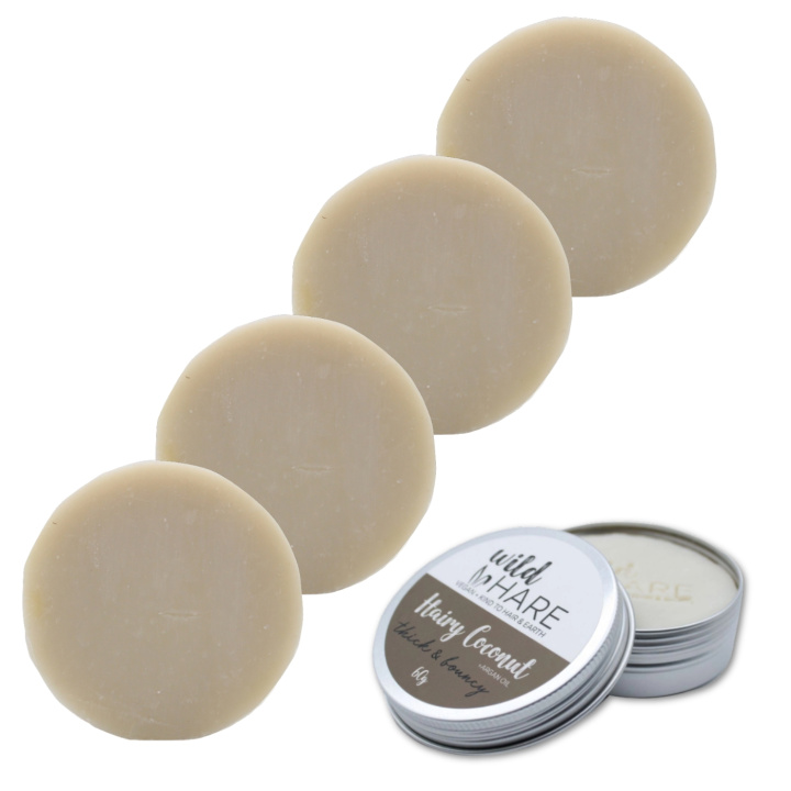 Shampoo bar Kokos 60g x 5 stk i gruppen Hud & Krop / Hår / Shampoo & Balsam hos Rawfoodshop Scandinavia AB (UWHSS03-SET5)