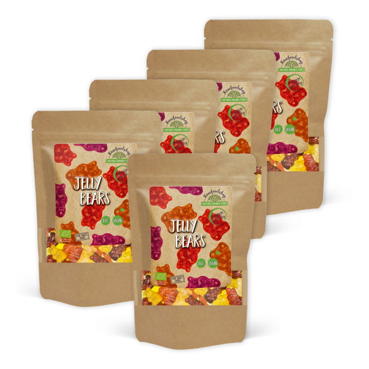 Slik Bamser ØKO 100g x 5 pakker i gruppen Råvarer & Drikke / Slik & Chokolade / Slik hos Rawfoodshop Scandinavia AB (VEGGOD01-SET5)