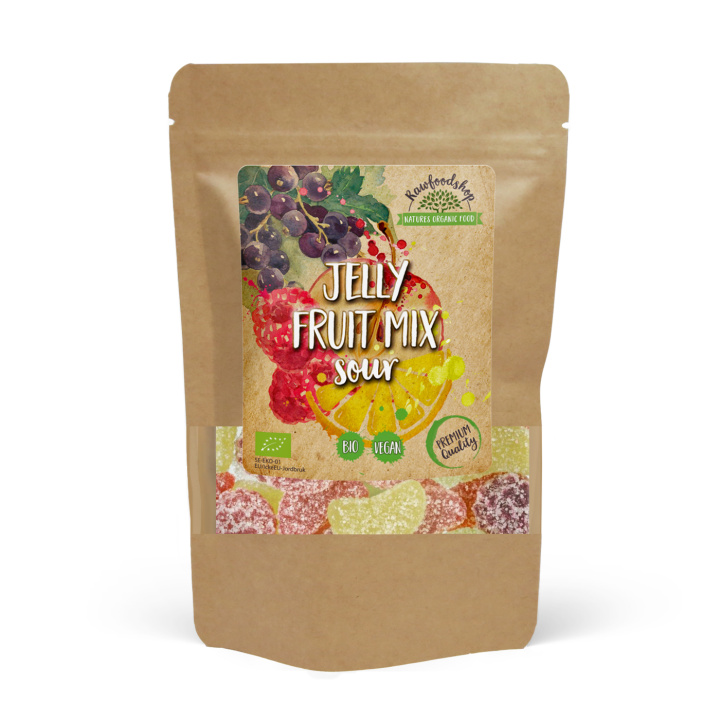 Slik Frugtmix ØKO 100g i gruppen Råvarer & Drikke / Slik & Chokolade / Slik hos Rawfoodshop Scandinavia AB (VEGGOD02)