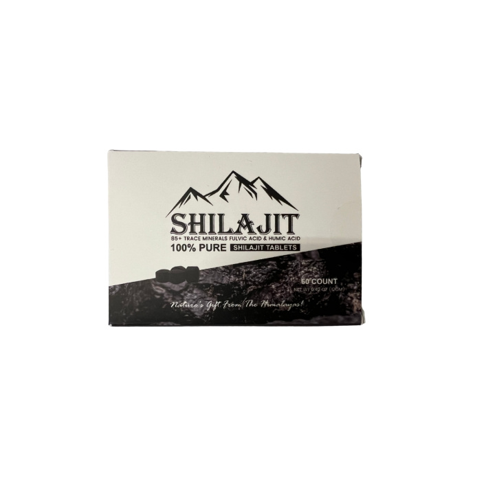 Shilajit 60 tabletter i gruppen Kosttilskud / Mineraler / Andre mineraler hos Rawfoodshop Scandinavia AB (VITAN-01)