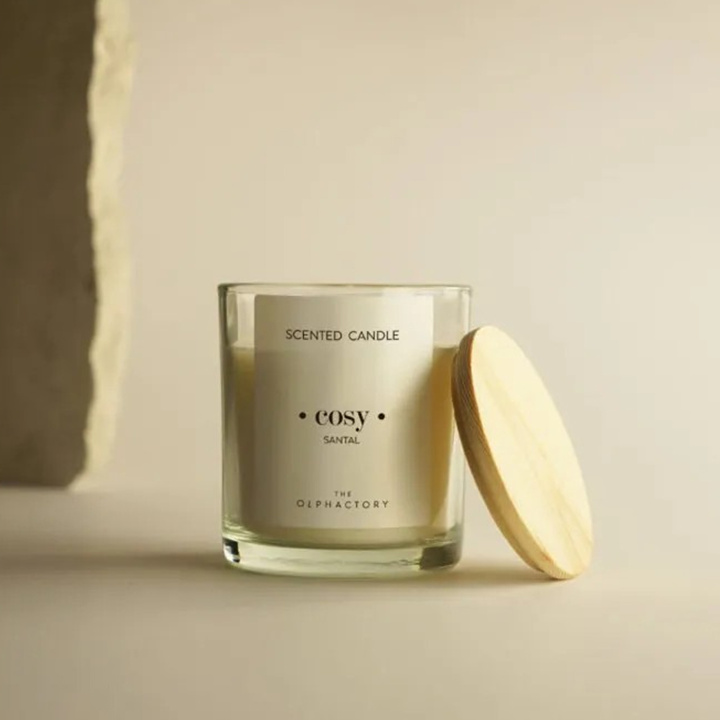 Duftlys Santal 200g i gruppen Hjem & Sjæl / Stemning & duft / Duftlys hos Rawfoodshop Scandinavia AB (VV401SATO)