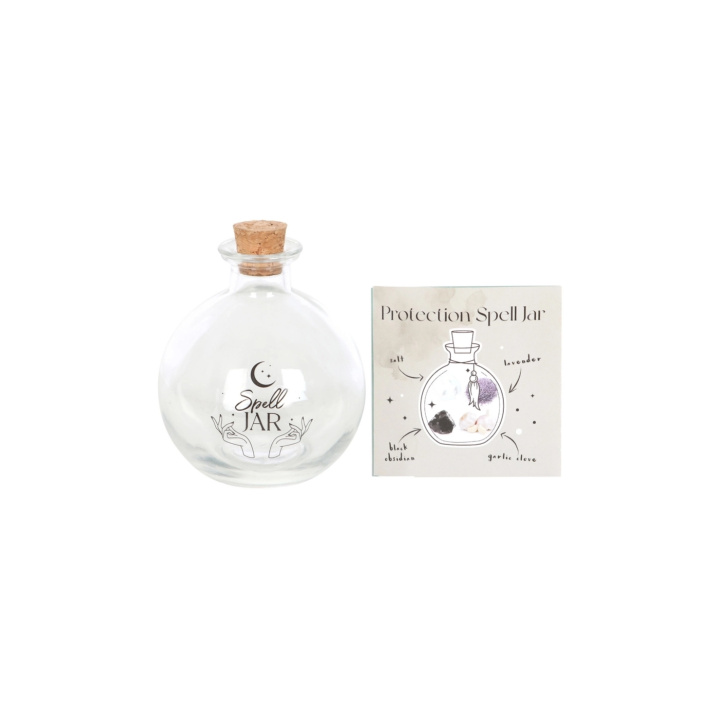 Glas Magic Spell Jar med Opskrifthæfte i gruppen Hjem & Sjæl / Harmonisk livsstil / Self Care hos Rawfoodshop Scandinavia AB (WT-65323)