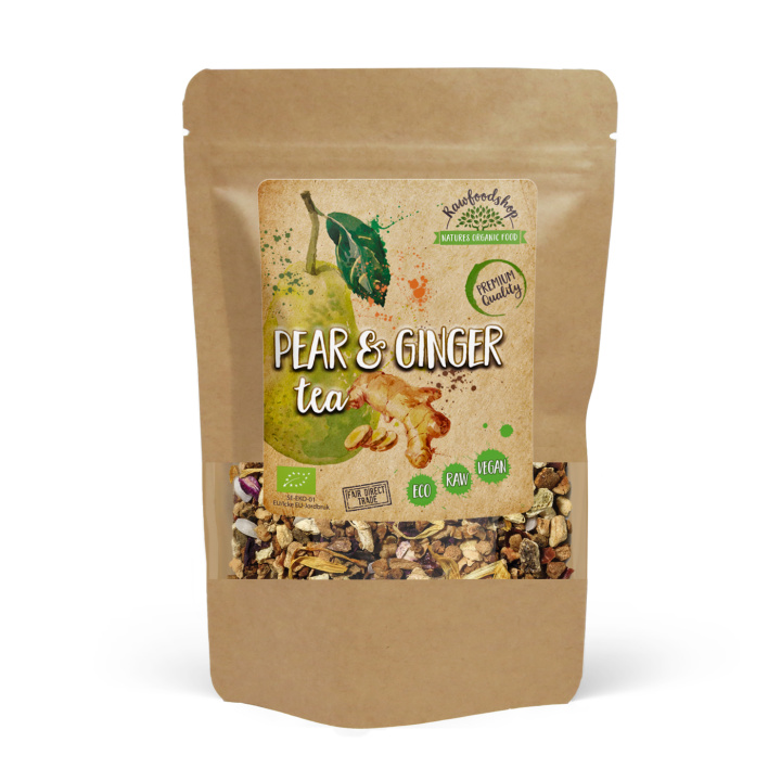 Pære og Ingefær Te ØKO 100g i gruppen OUTLET 20-80% hos Rawfoodshop Scandinavia AB (ZFN026707-1)